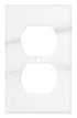 Calacatta Gold Marble 2 3/4 x 4 1/2  Switch Plate 1-DUPLEX Wall Cover